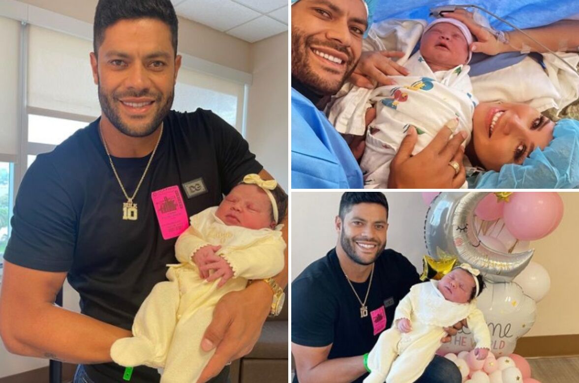 Nasce primeira filha do jogador Hulk com Camila Ângelo Nasce primeira filha do jogador Hulk com Camila Ângelo