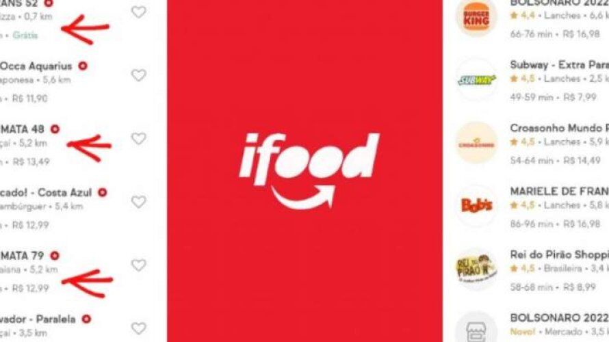 Ifood promete ressarcir restaurante que teve nome trocado por frases pró-Bolsonaro