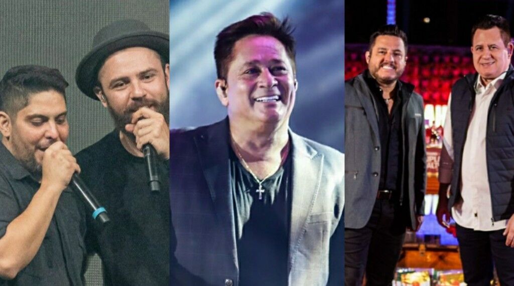 Leonardo, Jorge e Mateus e Bruno e Marrone fazem lives neste domingo; confira programação completa Leonardo, Jorge e Mateus e Bruno e Marrone fazem lives neste domingo; confira programação completa