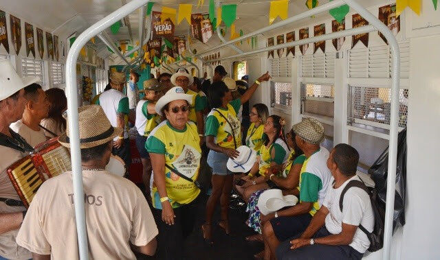 Locomotiva do Forró faz sua penúltima viagem deste ano entre Campina Grande e Galante Locomotiva do Forró faz sua penúltima viagem deste ano entre Campina Grande e Galante