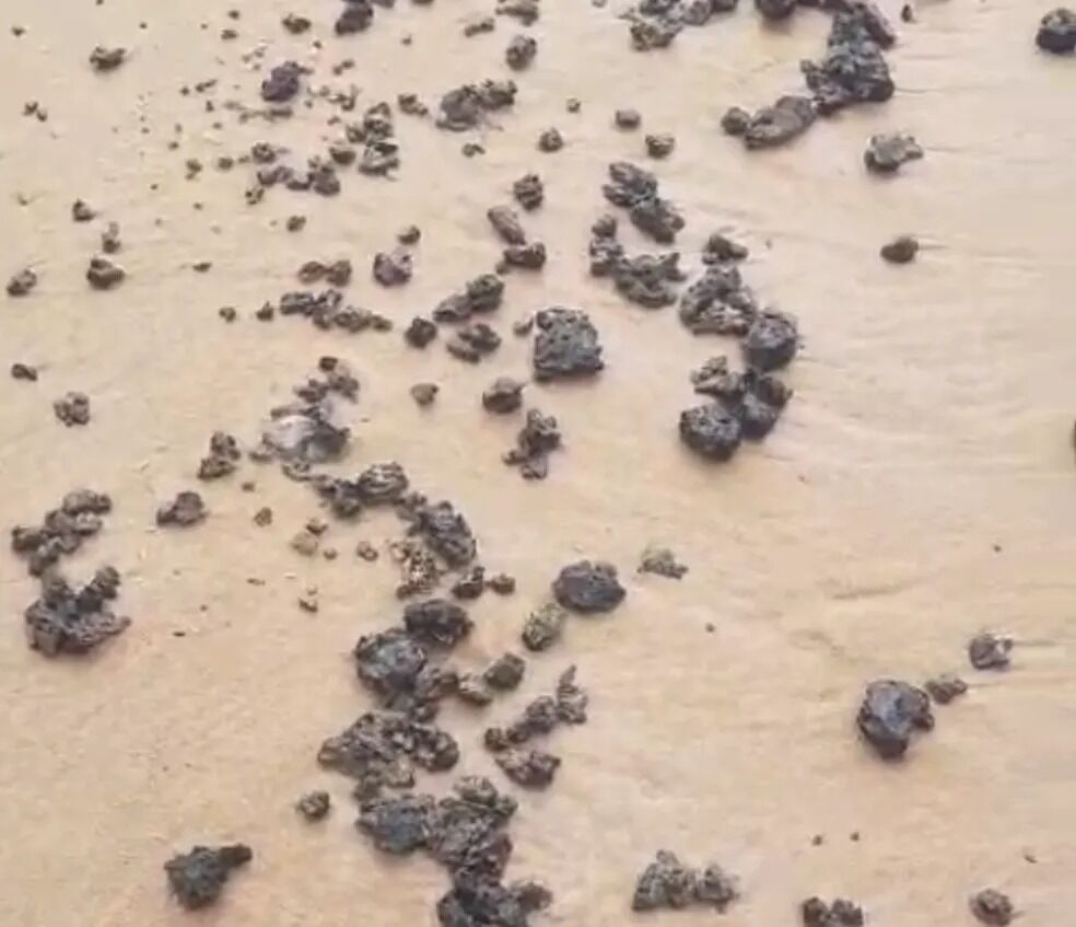 Manchas de óleo são encontradas em pelo menos seis praias de Salvador