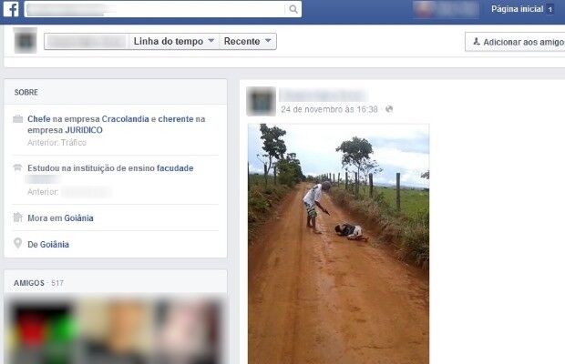 Menor detido com vídeo de execução postou foto do crime em rede social Menor detido com vídeo de execução postou foto do crime em rede social