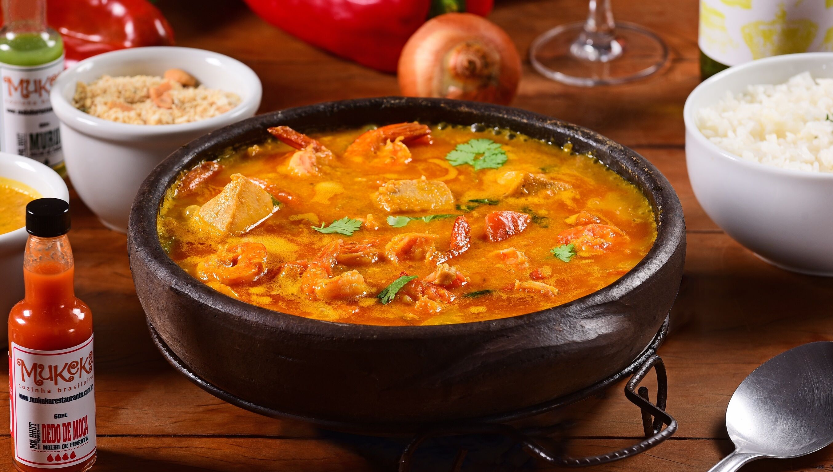 Moqueca de peixe; um prato tipicamente brasileiro