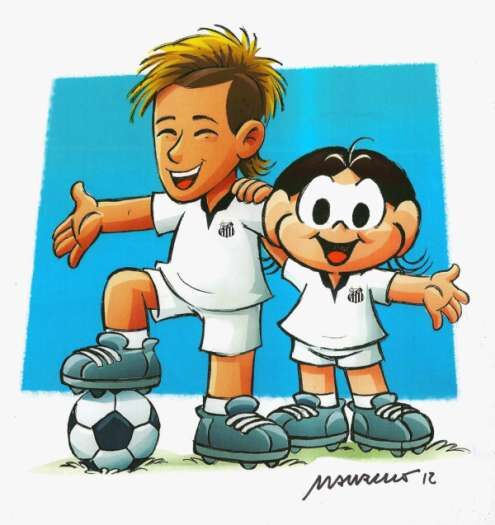 Neymar vira personagem da Turma da Mônica