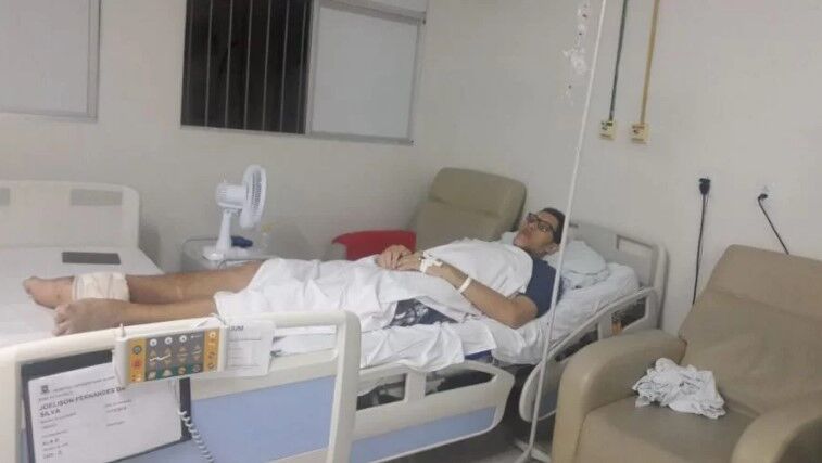 Gigante paraibano está internado há mais de uma semana com infecção, no HU de Campina Grande Gigante paraibano está internado há mais de uma semana com infecção, no HU de Campina Grande