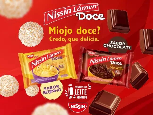 Marca lança miojo de beijinho e chocolate; veja reações Marca lança miojo de beijinho e chocolate; veja reações