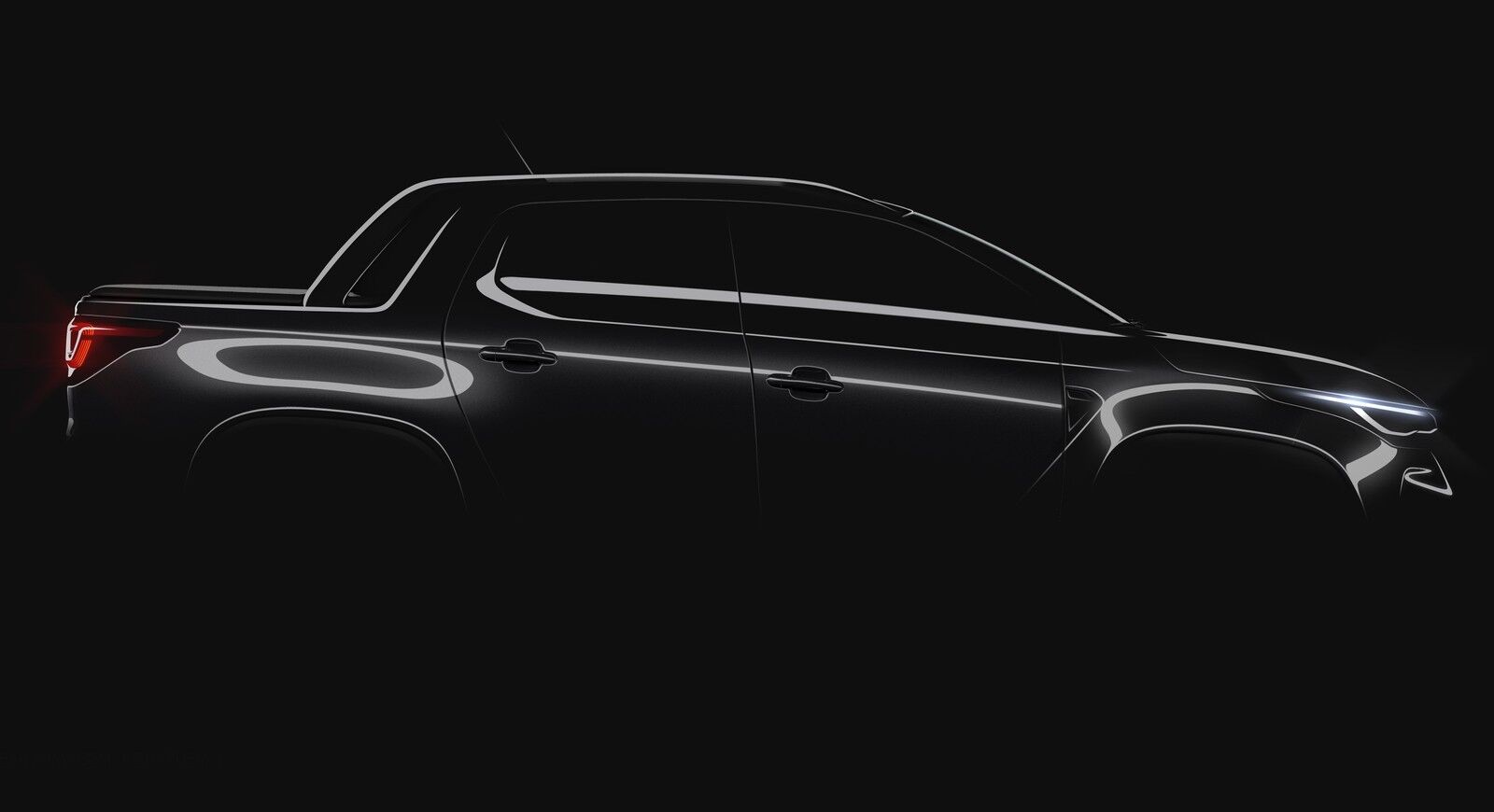 Fiat revela primeira imagem com cabine dupla da nova Strada Fiat revela primeira imagem com cabine dupla da nova Strada