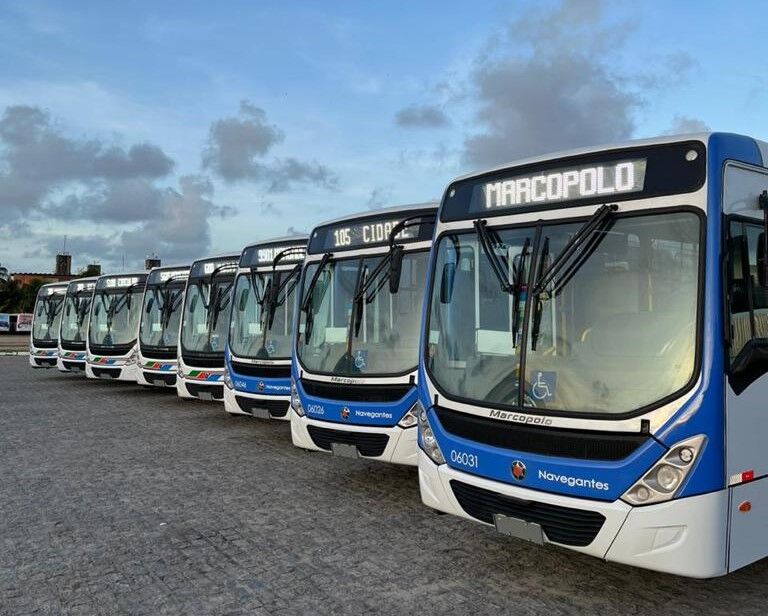 Vinte ônibus novos serão entregues amanhã para reforçar o transporte coletivo de João Pessoa