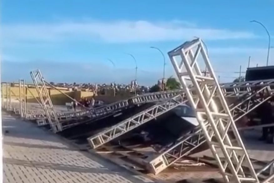 Prefeitura de Santa Rita assina contrato de quase R$ 1 milhão para montagem de estrutura de palco do São João, que desabou Prefeitura de Santa Rita assina contrato de quase R$ 1 milhão para montagem de estrutura de palco do São João, que desabou