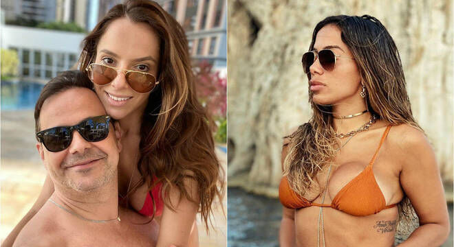 Humorista compartilha fotos em família e internautas apontam semelhança entre esposa e Anitta Humorista compartilha fotos em família e internautas apontam semelhança entre esposa e Anitta