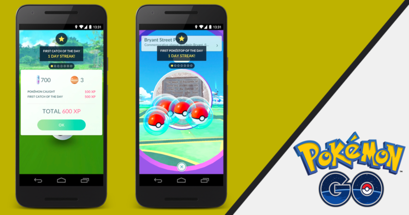 Atualização de Pokémon GO oferece bônus diários