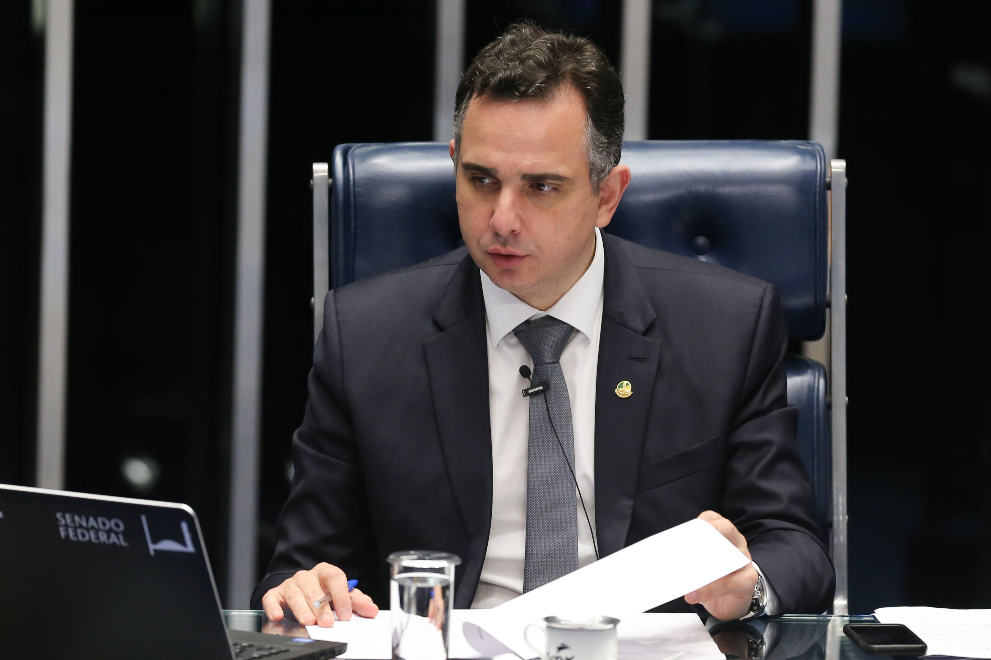 Pacheco se despede e cita defesa da democracia como legado