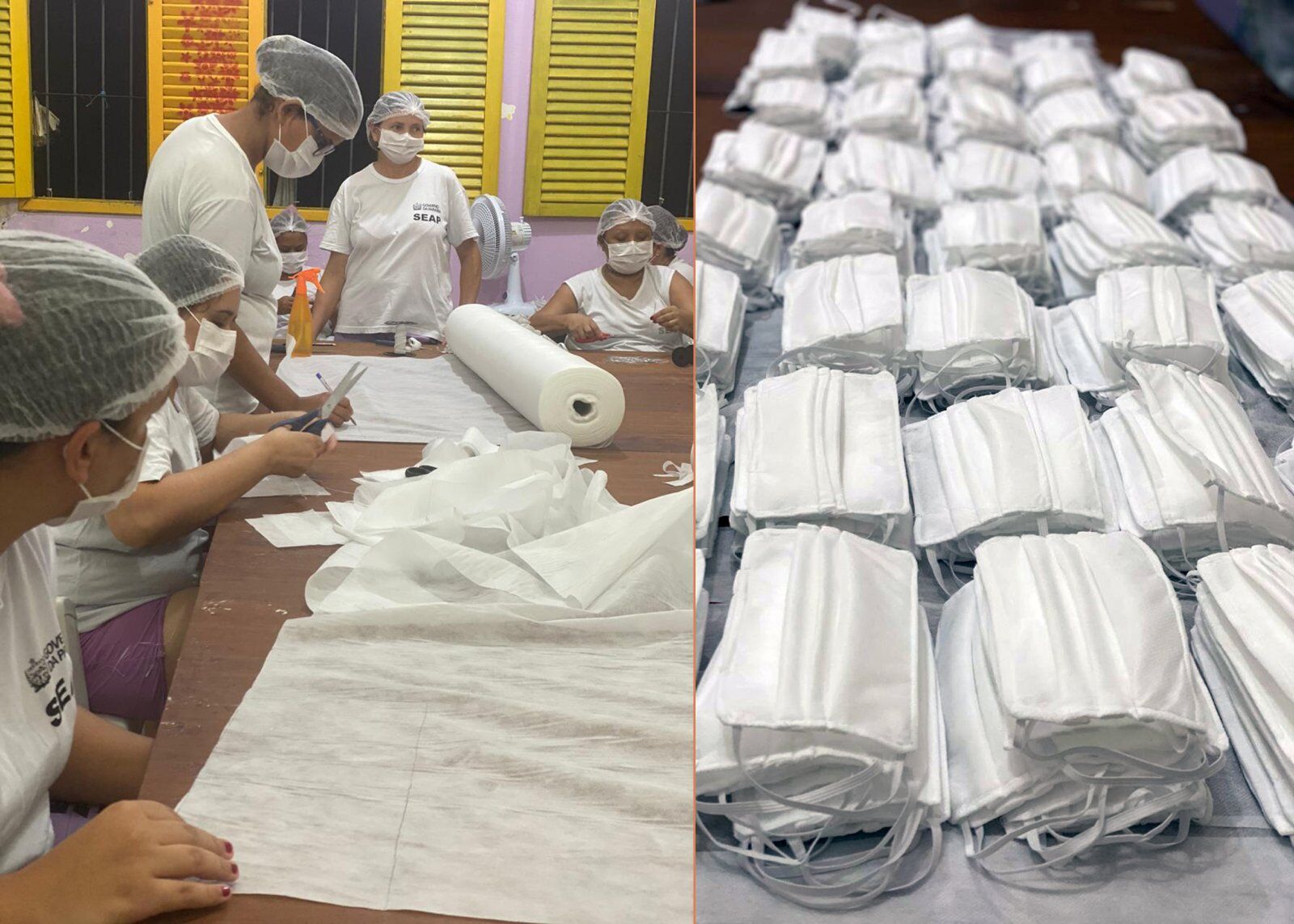 Reeducandas do Sistema Penitenciário da Paraíba produzem mais de 180 mil máscaras