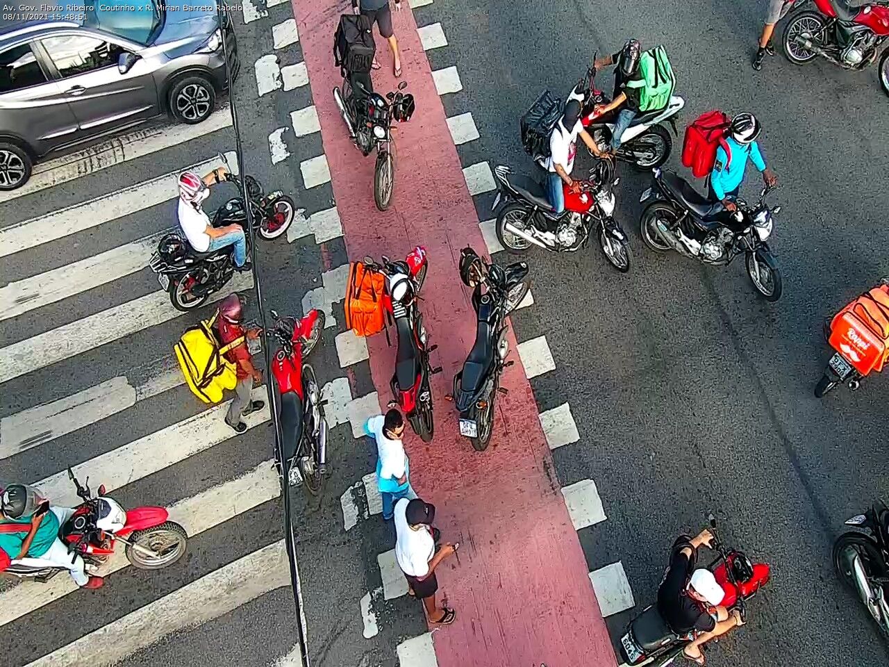 Motoboys 'fecham' Retão de Manaíra em protesto pela morte de Kelton Marques e cobrança da prisão do motorista Ruan Motoboys 'fecham' Retão de Manaíra em protesto pela morte de Kelton Marques e cobrança da prisão do motorista Ruan