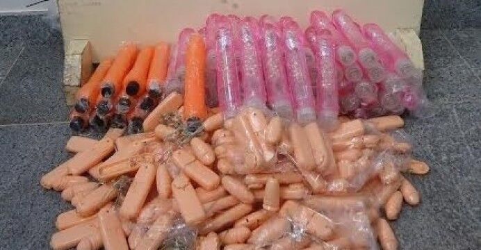 Pura vibração: 300 pênis de silicone são apreendidos em aeroporto Pura vibração: 300 pênis de silicone são apreendidos em aeroporto