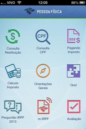 Receita libera declaração do IRpor celular e tablet Receita libera declaração do IRpor celular e tablet
