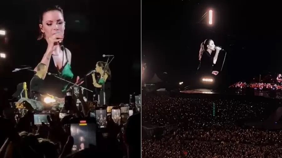 Sandy comemora participação em show do Coldplay: 'Zerei a vida' Sandy comemora participação em show do Coldplay: 'Zerei a vida'
