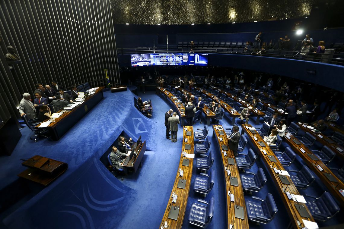 Senado aprova texto-base da Previdência em segundo turno Senado aprova texto-base da Previdência em segundo turno