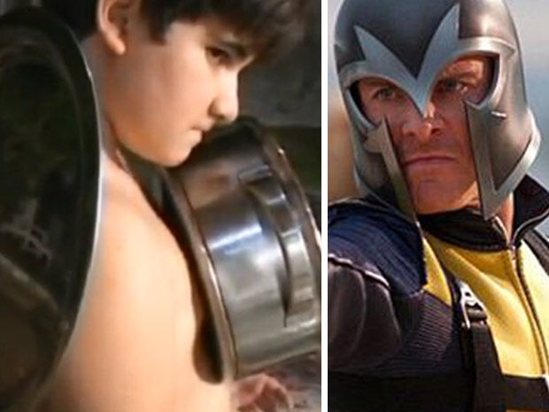 'Sou o Magneto do bem', diz menino que atrai metais ao corpo no RN 'Sou o Magneto do bem', diz menino que atrai metais ao corpo no RN