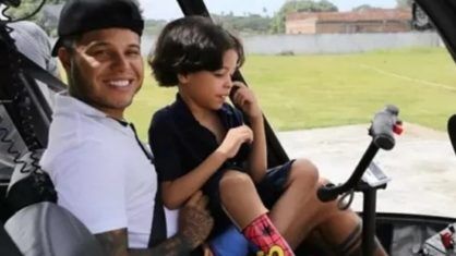 Após amputar um dos pés, filho do cantor Tierry passa por nova cirurgia Após amputar um dos pés, filho do cantor Tierry passa por nova cirurgia