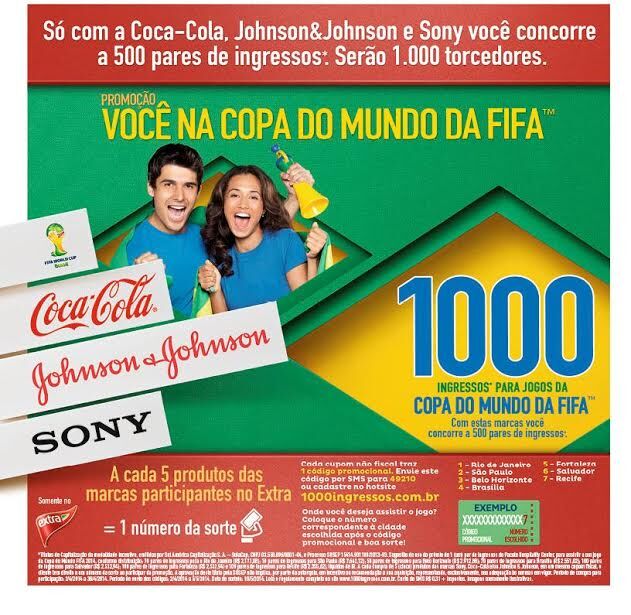 Últimos dias da Promoção: Você na Copa do Mundo da Fifa TM Últimos dias da Promoção: Você na Copa do Mundo da Fifa TM