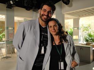 Vanessa Lóes grava suas primeiras cenas ao lado do marido, Thiago Lacerda Vanessa Lóes grava suas primeiras cenas ao lado do marido, Thiago Lacerda