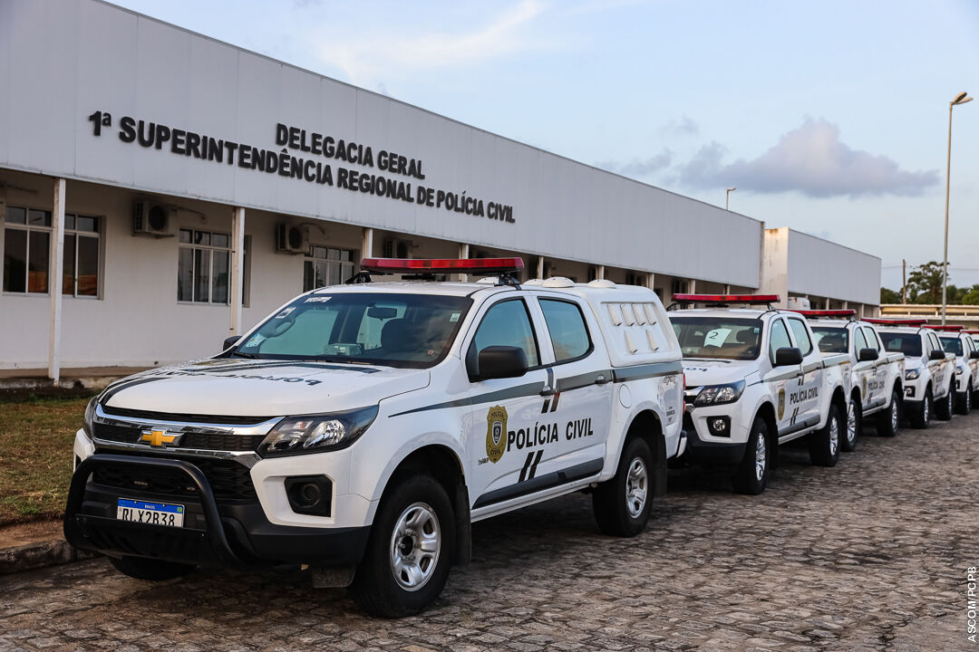 Com ameaça de greve, policiais da Paraíba fazem assembleia na Granja do Governador nesta semana e exigem aumento salarial policia civil, viatura, cidade da policia civil