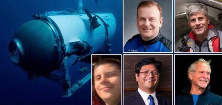 Marinha dos EUA confirma morte de passageiros do submarino desaparecido há três dias e destroços são encontrados a 500 metros do Titanic Marinha dos EUA confirma morte de passageiros do submarino desaparecido há três dias e destroços são encontrados a 500 metros do Titanic