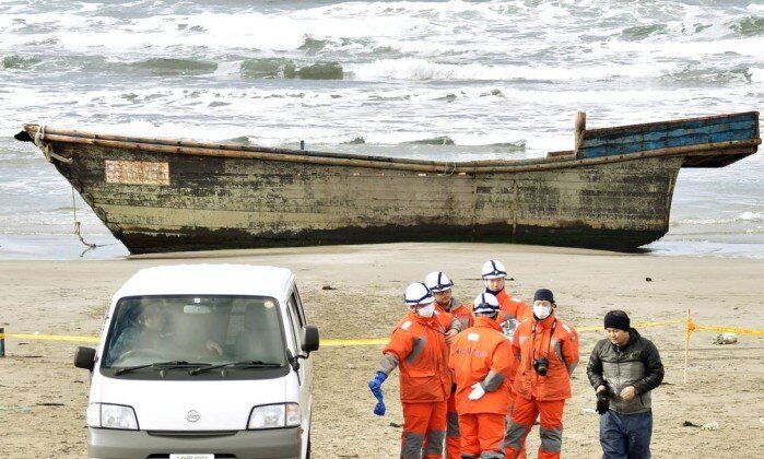Esqueletos são encontrados em ‘barco fantasma’ no Japão