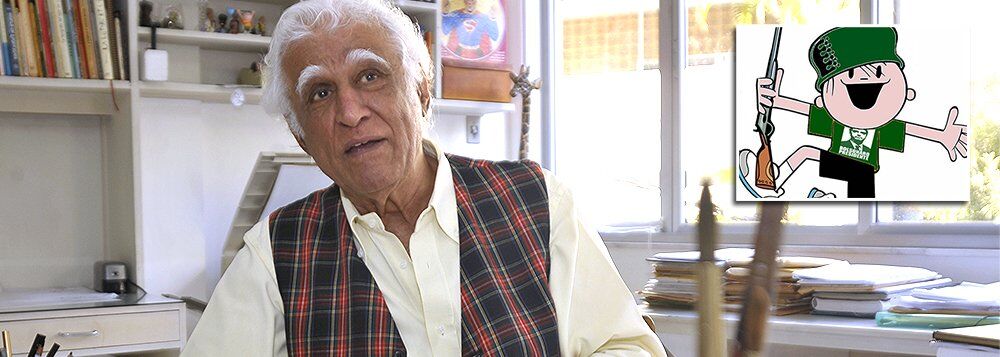 Ziraldo critica 'apologia ao afeto homossexual' em novela da Globo Ziraldo critica 'apologia ao afeto homossexual' em novela da Globo