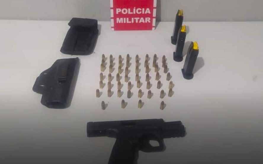 Homem é preso com arma e mais de 50 munições durante ação da PM em Mamanguape