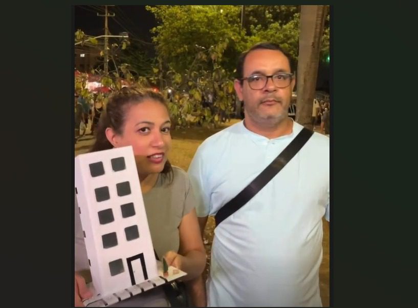 Casal paga promessa por conseguir apartamento após pedido durante Romaria: "a gente pediu com muita fé"