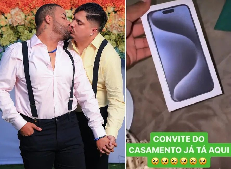 Saiba quem são os famosos que ganharam iPhone 15 e não compareceram a casamento de influenciadores paraibanos Saiba quem são os famosos que ganharam iPhone 15 e não compareceram a casamento de influenciadores paraibanos
