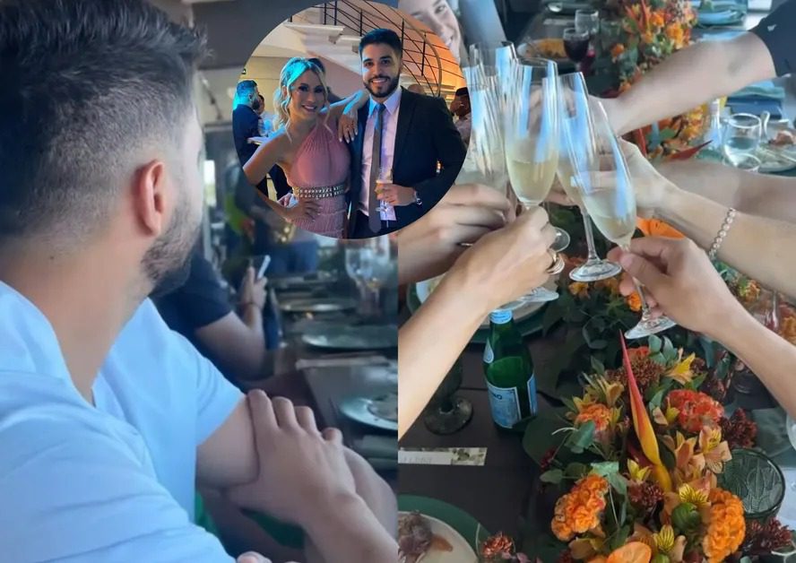 Ex de Hulk, Iran Ângelo faz homenagem de aniversário para namorado e mostra comemoração
