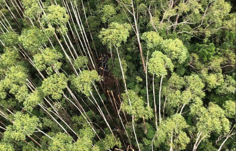 Helicóptero que desapareceu com 4 pessoas é achado em São Paulo após 12 dias Helicóptero