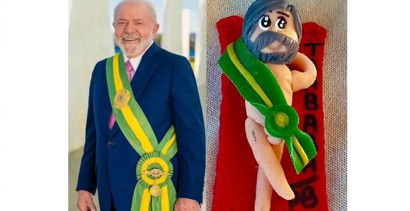 À vontade: boneco do presidente Lula pelado é vendido na praia de Tambaba, na Grande João Pessoa À vontade: boneco do presidente Lula pelado é vendido na praia de Tambaba, na Grande João Pessoa