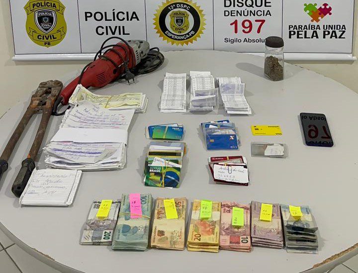 Operação: polícia prende suspeitos de furtar beneficiários de auxílios e apreende quase R$ 12 mil no Agreste