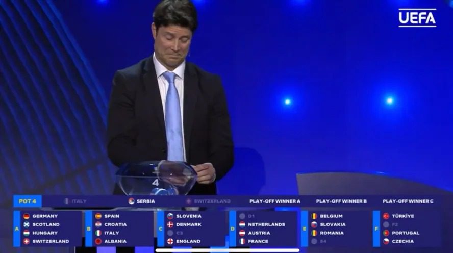 'Gemidão' no sorteio da Euro 2024: áudio vaza na cerimônia da UEFA