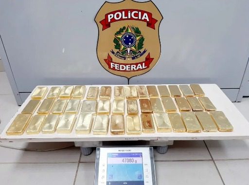 PF apreende 47 kg de ouro avaliados em R$ 15 milhões em operação contra garimpo ilegal em Manaus PF apreende 47 kg de ouro avaliados em R$ 15 milhões em operação contra garimpo ilegal em Manaus