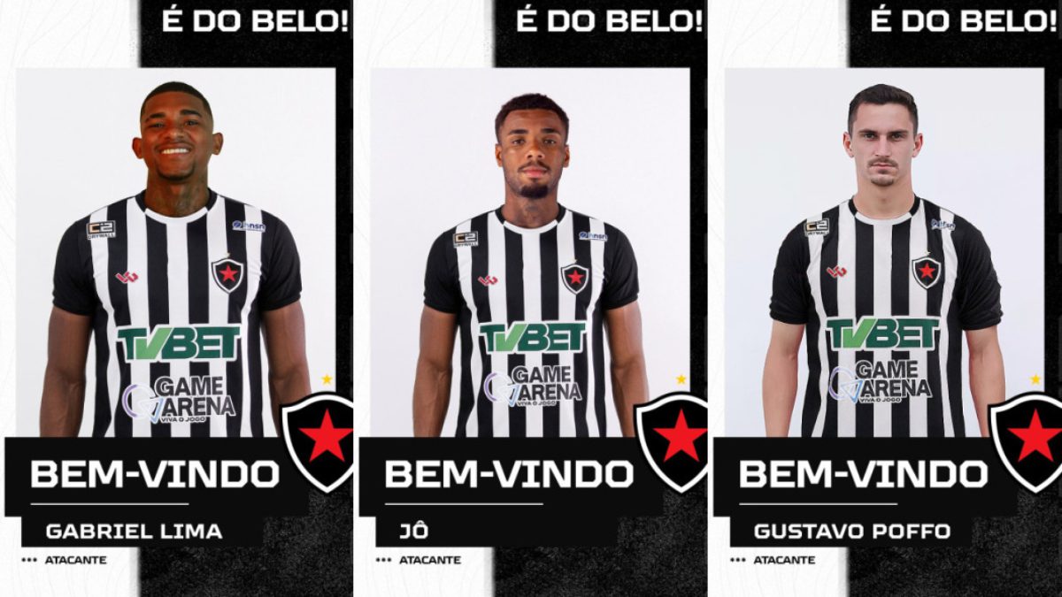 Reforços Botafogo-PB. Foto: Divulgação/Botafogo-PB
