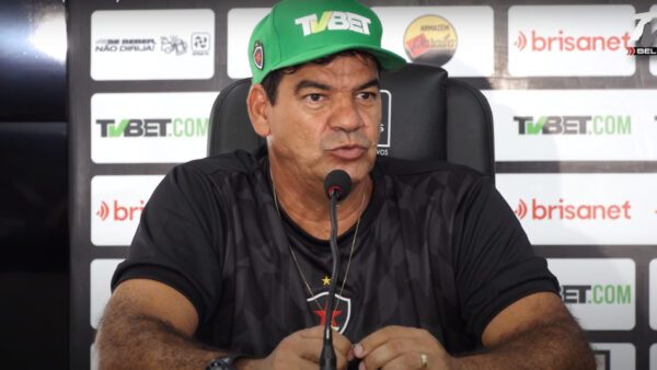 Moacir Júnior, técnico do Botafogo-PB. Foto: Reprodução/TV Belo