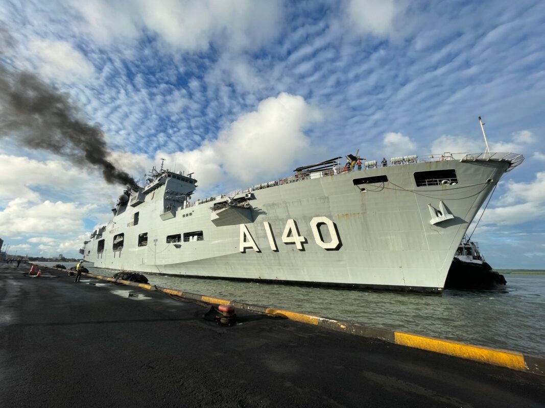 Cabedelo vai ter esquema especial de segurança e transporte para visitação ao navio de guerra Nam Atlântico, neste domingo