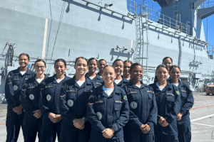Conheça mulheres marinheiras que integram tripulação do maior navio da Marinha do Brasil atracado em Cabedelo