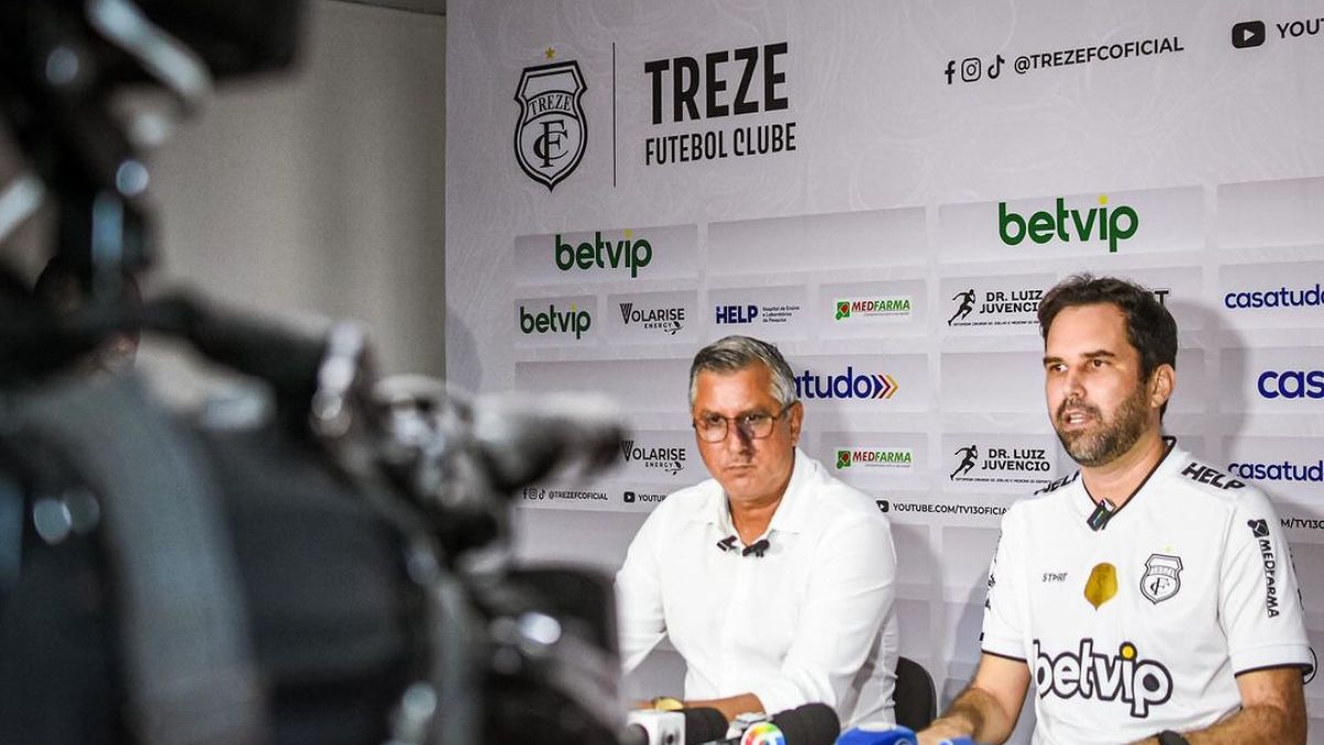 Novo Executivo de Futebol do Treze, Luciano Mancha, foi apresentado à imprensa. A coletiva contou também com a presença de Igor Costa e Lucio Prazeres, membros da diretoria de futebol.