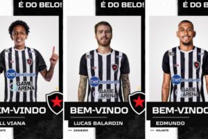 Botafogo-PB anuncia 6 novos reforços para 2024