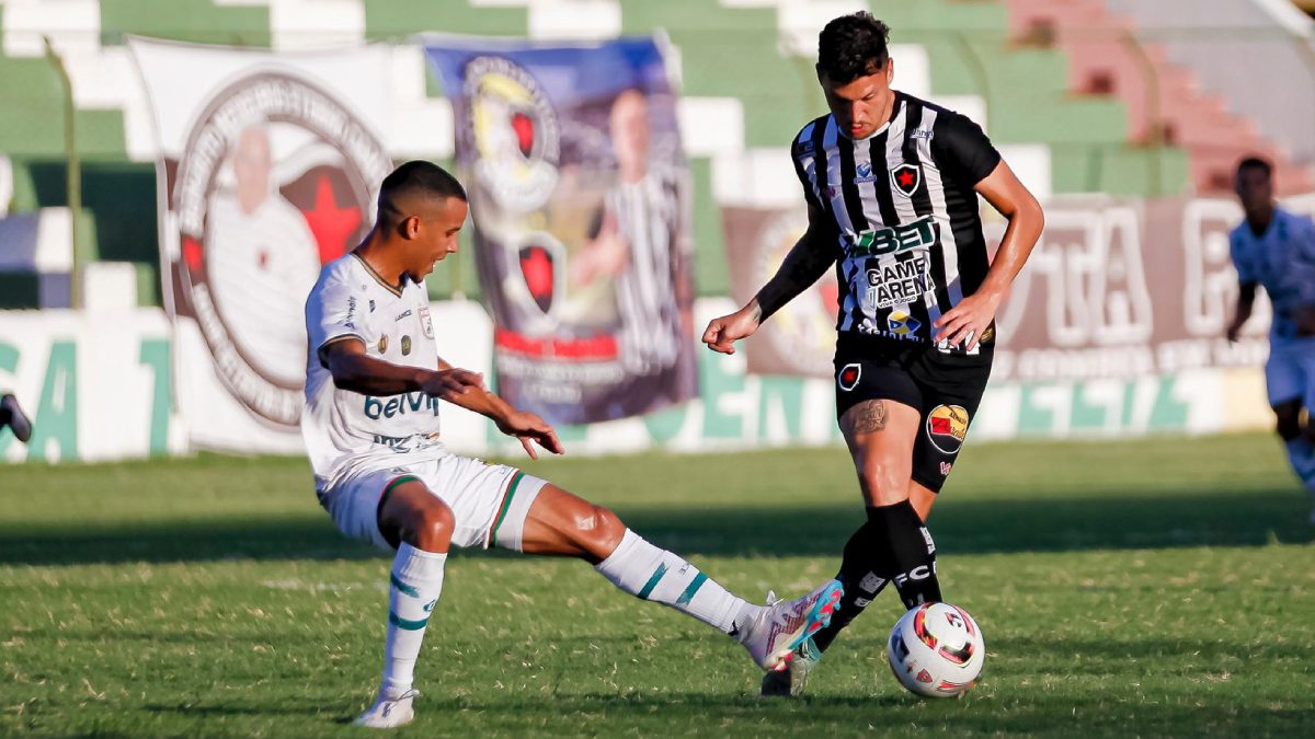 Sousa x Botafogo-PB. Foto: Cristiano Santos/Botafogo-PB