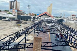 Prefeitura de Campina Grande acelera montagem da estrutura no Parque do Povo