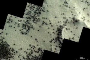 Sonda da Agência Espacial Europeia detecta 'aranhas' em Marte