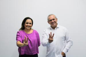 A chapa 3, chamada de ‘Avança UFPB', é formada pelos professores Valdiney Gouveia e Rita de Cássia Pereira