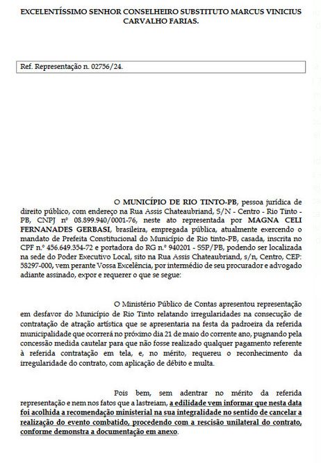 Show de Xand Avião em Rio Tinto no valor de R$ 400 mil é cancelado após determinação do TCE